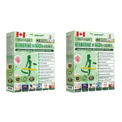 ✨Official Store | 🍋 Solaroza® Moringa & Berberine 10-IN-1 Advanced Nano Microneedle 1 Patch (Once Daily, visible changes in 7 days) ✅ Obesity, Diabetes, Sleep Apnea, And Joint Issues-1
